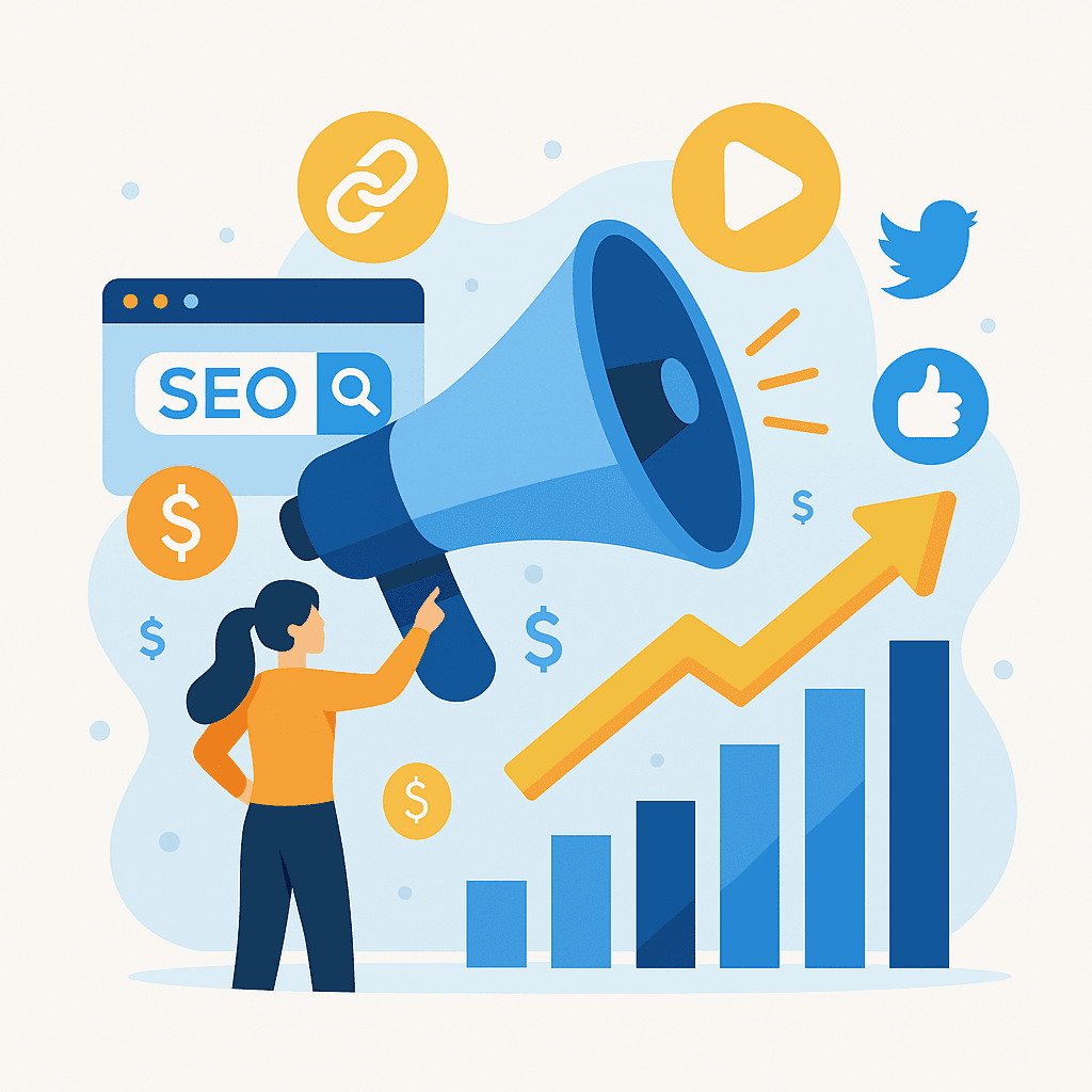 Digital Marketing Illustration